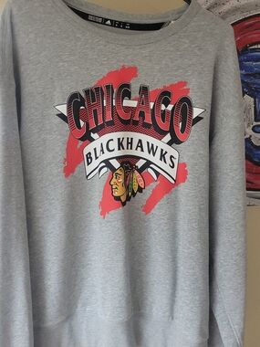 adidas Light Gray Crewneck Sweatshirt